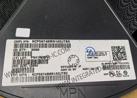 NCP59748MN1ADJTBG Ενοποιημένο κύκλωμα chip LDO ρυθμιστής 1.5A ρυθμιστές χαμηλής πτώσης