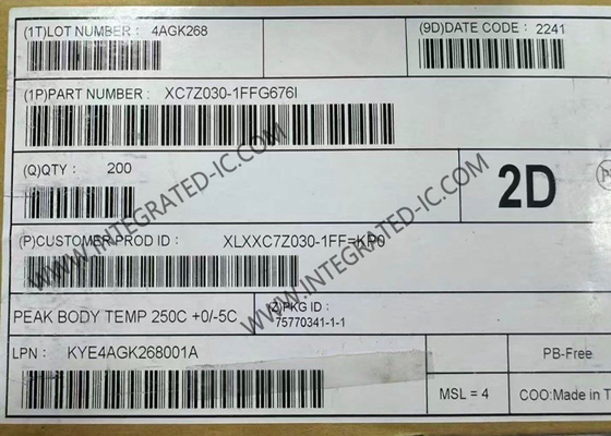 XC7Z030-1FFG676I Field Programmable Gate Array Zynq 7000 SoC Z-7030 Series System On Chip
