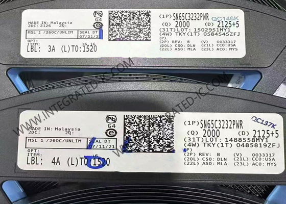 SN65C3232PWR Integrated Circuit Chip RS-232 Transceivers RS-232 Λειτουργός και δέκτης γραμμής