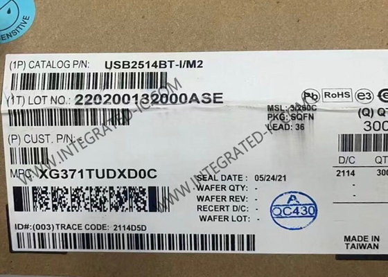 Ολοκληρωμένο Κύκλωμα USB2514BT-I/M2 Chip 4-Port USB 2.0 Hi-Speed Hub Controller SQFN36