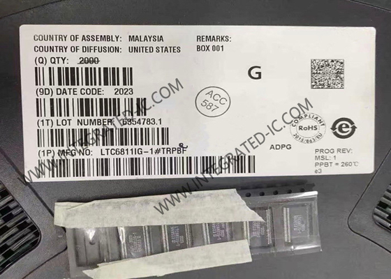 LTC6811IG-1 Ενοποιημένο κύκλωμα Chip Πολυκύτταρα Ηλεκτρονική μπαταρία Monitor με Daisy Chain Interface