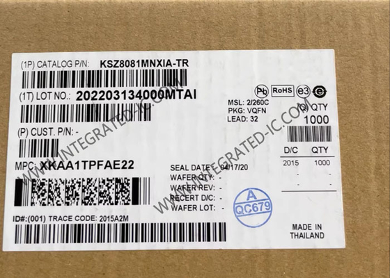 KSZ8081MNXIA Ολοκληρωμένο κύκλωμα Chip Physical Layer Transceiver IC Surface Mount