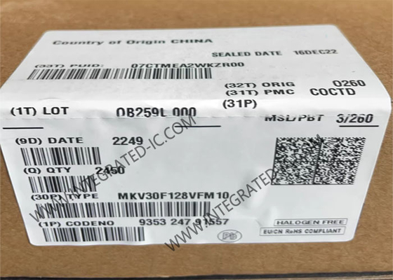 Μικροελεγκτής MCU MKV30F128VFM10 100MHz 32-bit Μικροελεγκτής IC 32-HVQFN