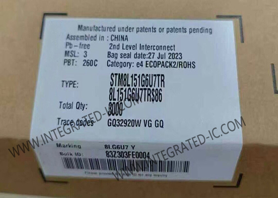 Μικροελεγκτής STM8L151G6U7TR MCU 8-Bit 16MHz STM8L EnergyLite Microcontroller IC 28-UFQFPN