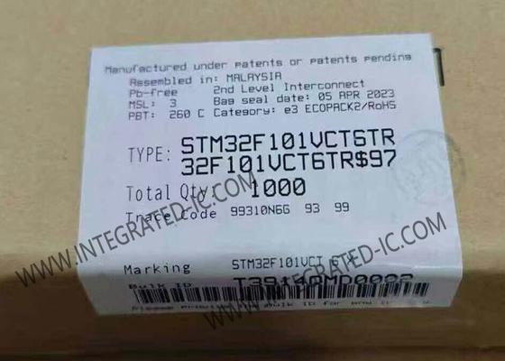 Μικροελεγκτής STM32F101VCT6TR MCU 32-Bit 36MHz ARM Cortex-M3 STM32F1 Microcontroller 100-LQFP