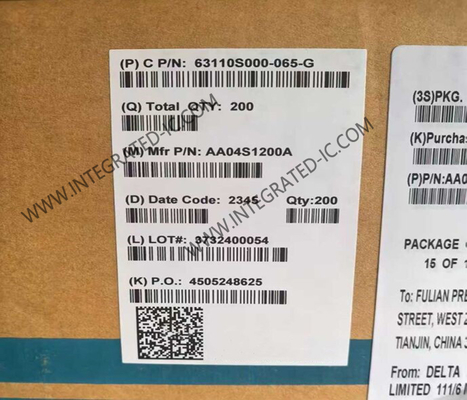 AA04S1200A Τσιπ ολοκληρωμένου κυκλώματος 4W Μοντέλο ισχύος AC/DC με μονάδα εξόδου
