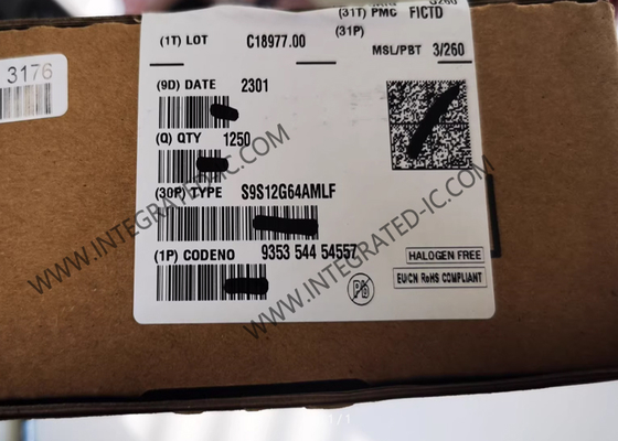 S9S12G64AMLF Μικροελεγκτής MCU 16-Bit 25MHz 64KB Flash Μικροελεγκτής 48-LQFP