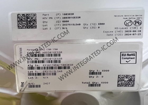 A89301GESSR Ολοκληρωμένο Κύκλωμα Chip BLDC Motor Driver 50V Ελεγκτής Κινητήρα FOC Χαμηλού Θορύβου