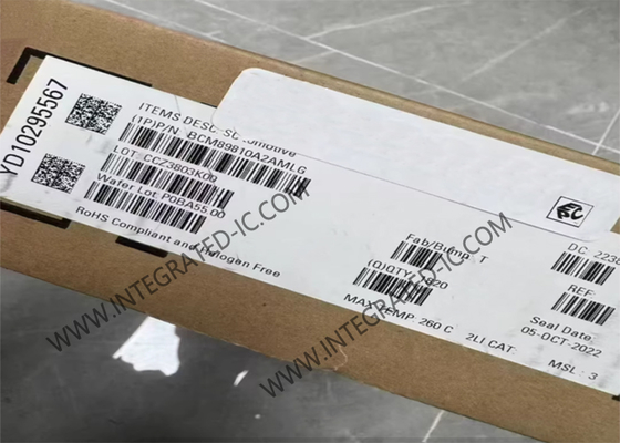 BCM89810A2AMLG Μία θύρα Ethernet RGMII Transceiver IC MLP48 Ethernet Chip