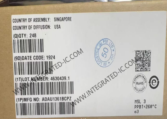 ADAU1361BCPZ Integrated Circuit Chip Stereo Low Power 96 kHz 24-Bit Audio Codec με ενσωματωμένο PLL