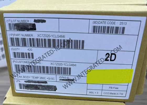 667MHz XC7Z020-1CLG484I Πεδίο Προγραμματισμένη Πύλη Μαρί Zynq-7000 FPGA