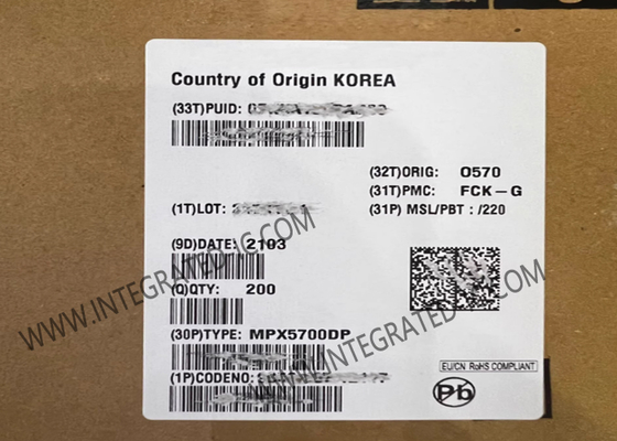 Αισθητήρας IC MPX5700DP 700kPa 7mA 5V Αισθητήρας Διαφορικής Πίεσης