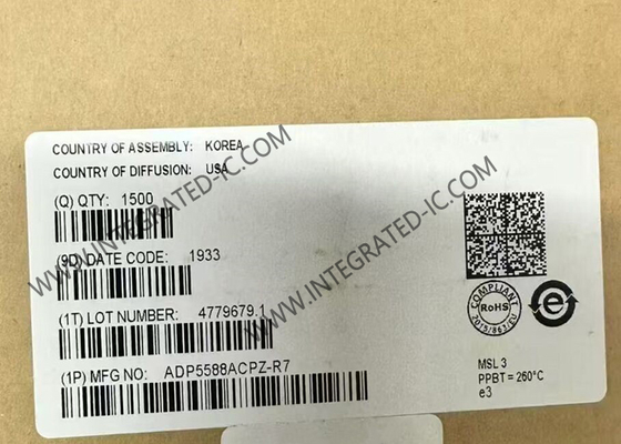ADP5588ACPZ Integrated Circuit Chip Mobile I/O Expander 400kHz QWERTY Διαχειριστής πληκτρολογίου