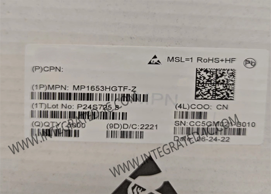 MP1653HGTF Ολοκληρωμένο Κύκλωμα Chip 17V 3A 1.2MHz Σύγχρονος Μετατροπέας Step-Down