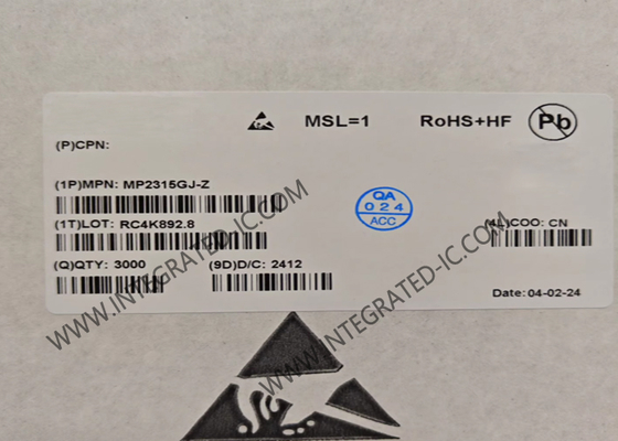 MP2315GJ Τσιπ ολοκληρωμένου κυκλώματος 3A 24V Σύγχρονος μετατροπέας TSOT-23-8