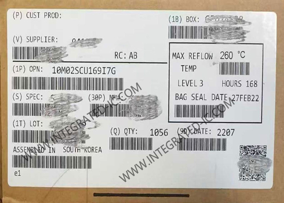 10M02SCU169I7G Field Προγραμματιζόμενη Πύλη Μαρί MAX 10 FPGA Προγραμματιζόμενο Λογικό Τσιπ LFBGA169