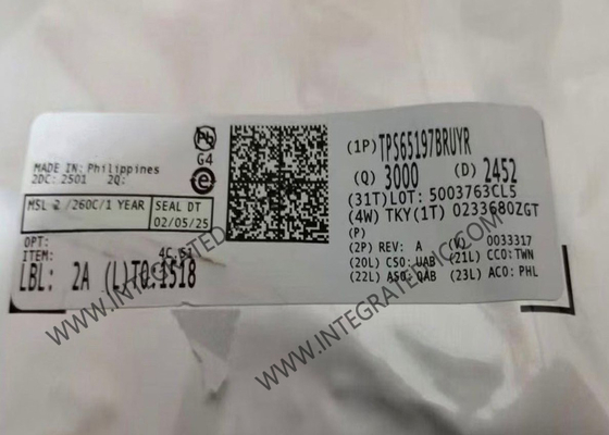 TPS65197BRUYR Τσιπ ολοκληρωμένου κυκλώματος 8-κανάλιος μετατροπέας επιπέδου WQFN28
