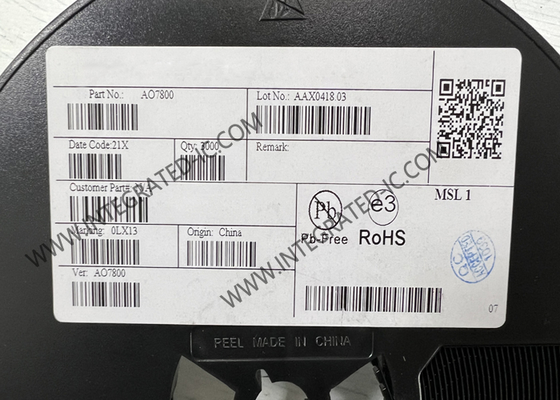 Ολοκληρωμένο κύκλωμα AO7800 Chip 20V Διπλά N-Channel MOSFET Τρανζίστορ Χαμηλής Τάσης MOSFET