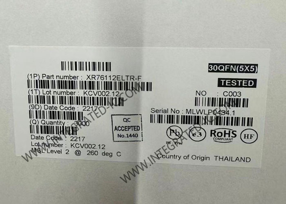 XR76112ELTR Τσιπ ολοκληρωμένου κυκλώματος 12A Σύγχρονοι ρυθμιστές COT Step Down