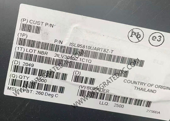 ISL95810UART8Z-T Ολοκληρωμένο Κύκλωμα Chip Χαμηλού Θορύβου Μονού Ψηφιακά Ελεγχόμενου Ποτενσιόμετρου