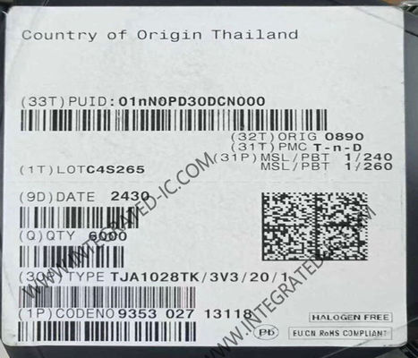 TJA1028TK Τσιπ ολοκληρωμένου κυκλώματος 45uA Automotive LIN Mini System Basis Chip