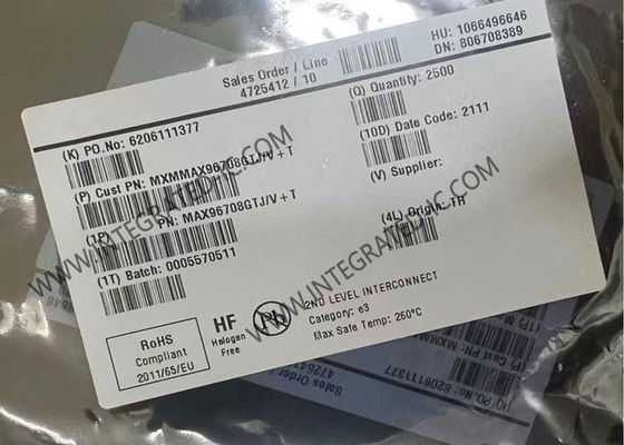 MAX96708GTJ Integrated Circuit Chip 14-Bit GMSL Deserializer με εισροή κοαξίου