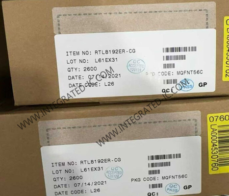 RTL8192ER Ethernet IC 802.11bgn PCIe Network Interface Controller QFN56