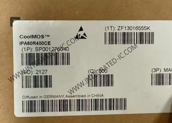 IPA60R400CE N-Channel Power MOSFET Τρανζίστορ 600 V 10.3A Ολοκληρωμένο Κύκλωμα Chip για PFC και PWM Στάδια