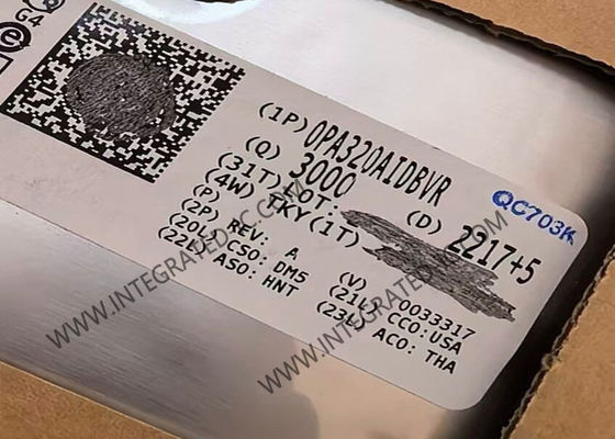 OPA320AIDBVR Chip ολοκληρωμένου κυκλώματος ακρίβειας 20MHz χαμηλού θορύβου CMOS λειτουργικός ενισχυτής με κλείσιμο