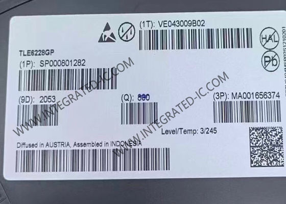 Ολοκληρωμένο Κύκλωμα TLE6228GP Smart Quad Channel Low-Side Switch με 3 A Ρεύμα Εξόδου, 350 mOhms Αντίσταση On και Θερμοκρασία Λειτουργίας -40°C έως +150°C