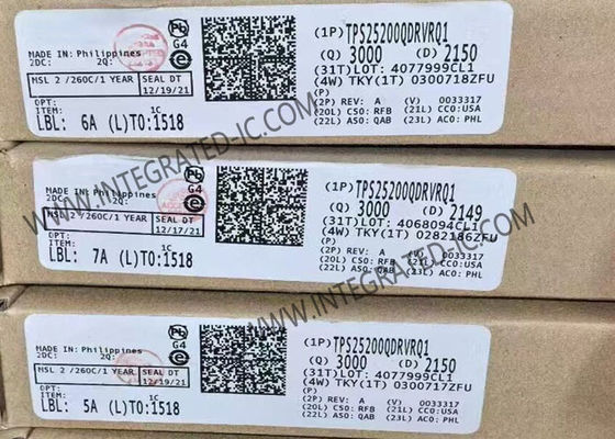 TPS25200QDRVRQ1 Ολοκληρωμένο Κύκλωμα Chip Αυτοκινήτου eFuse WSON6 Ηλεκτρονική Ασφάλεια Ρυθμιστής