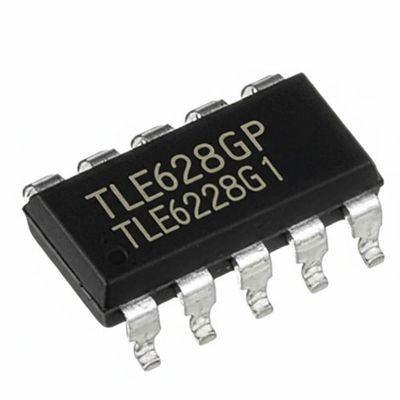Ολοκληρωμένο Κύκλωμα TLE6228GP Smart Quad Channel Low-Side Switch με 3 A Ρεύμα Εξόδου, 350 mOhms Αντίσταση On και Θερμοκρασία Λειτουργίας -40°C έως +150°C