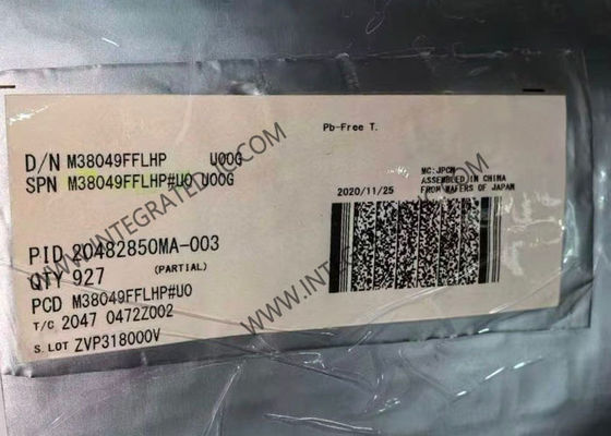 M38049FFLHP 8-bit μικροελεγκτής MCU με μέγιστη συχνότητα 2MHz στο πακέτο LFQFP-64