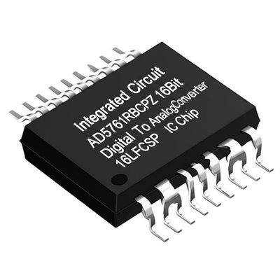 16bit ψηφιακός σε αναλογικός μετατροπέας AD5761RBCPZ με χαμηλή παραγωγή αναφοράς 2.5V σε πακέτο 16-WFQFN