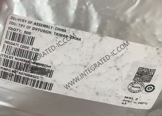 AD7606BSTZ 16-Bit 200kSPS 8-Καναλιών Σύγχρονο Σύστημα Αποκτήσεως Δεδομένων ADC Ολοκληρωμένο Κύκλωμα Chip LQFP64