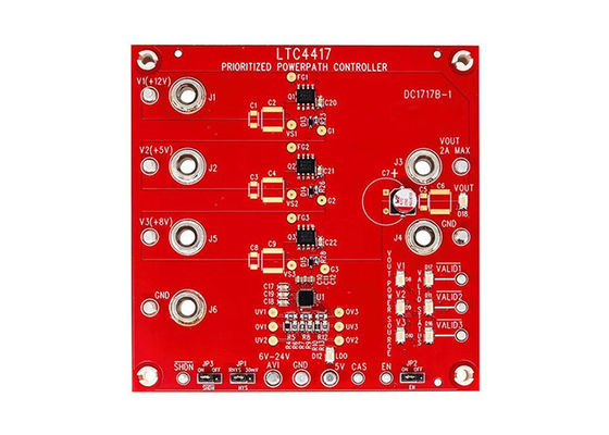 DC1717B Ενσωματωμένες Λύσεις PowerPath™ Διακόπτης Διανομής Ισχύος Πίνακας Αξιολόγησης Διαχείρισης Ισχύος