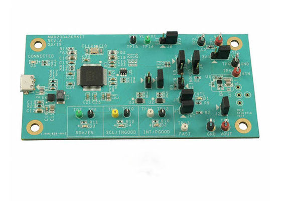 MAX20343EVKIT Ενσωματωμένες λύσεις Διοικητής I2C Διοικητική επιτροπή αξιολόγησης ισχύος