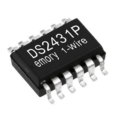 DS2431P 1024-Bit 1-Wire EEPROM Memory IC Chip με πακέτο TSOC-6 και οργάνωση 256 x 4
