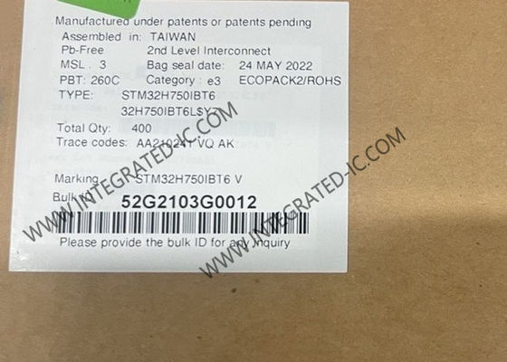 Ολοκληρωμένο κύκλωμα μικροελεγκτών τσιπ STM32H750IBT6 480MHz 128KB MCU ολοκληρωμένων κυκλωμάτων