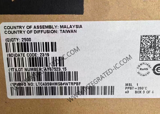 LTC4359HMS8 Ολοκληρωμένο Κύκλωμα Chip Ideal Δίοδος Ελεγκτής MSOP8