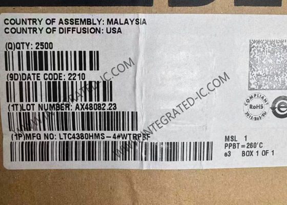 LTC4380HMS-4 Ολοκληρωμένο Κύκλωμα με Προστασία από Υπερτάσεις Χαμηλού Ρεύματος Ηρεμίας και Αυτοκινητοβιομηχανικής Κλάσης