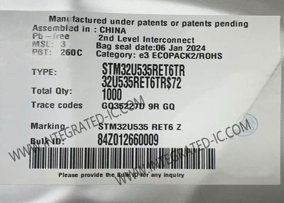 STM32U535RET6 Μικροελεγκτής MCU Ultra-Low-Power με FPU Arm Cortex-M33 MCU με TrustZone