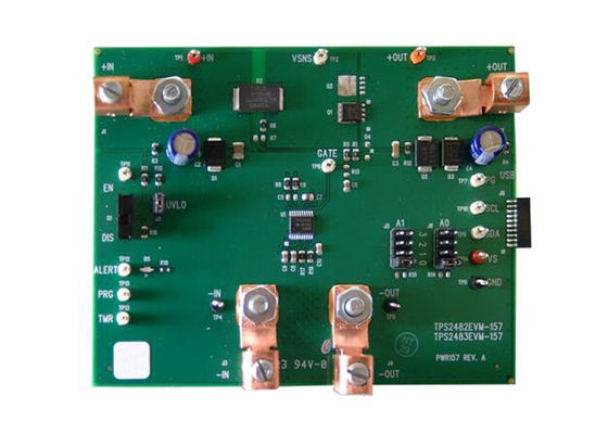 TPS2483EVM-157 Ενσωματωμένες Λύσεις Ελεγκτής Hot Swap TPS2483 eFuse Μονάδα Αξιολόγησης