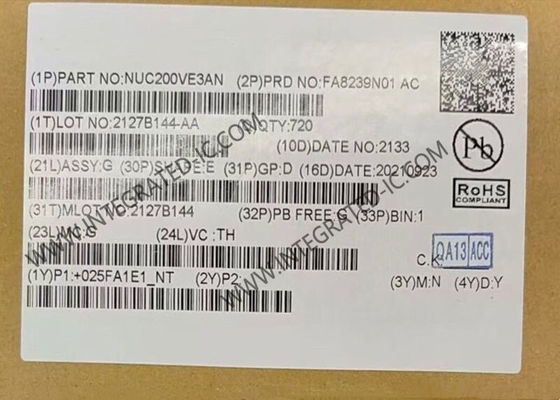 NUC200VE3AN 32-bit Μικροελεγκτής MCU με 50MHz ARM Cortex M0, 128 kB Μνήμη Προγράμματος και 83 I/O για Βιομηχανικό Έλεγχο