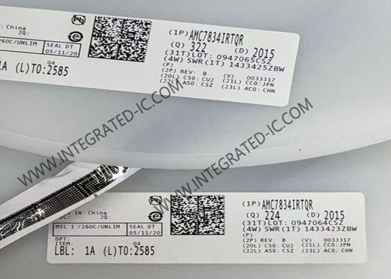 AMC7834IRTQR Ολοκληρωμένο Κύκλωμα Chip με 8 Κανάλια, Ανάλυση 12-bit και Τάση Τροφοδοσίας 5V για Παρακολούθηση Ενισχυτή Ισχύος