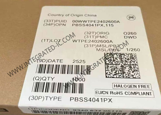 PBSS4041PX 60V 5A Low VCEsat PNP BJT Τρανζίστορ Ολοκληρωμένο Κύκλωμα Chip σε Πακέτο SOT89