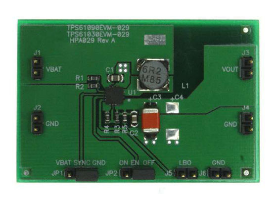 TPS61090EVM-029 Embedded Solutions 500mA 1,8V σε 5,5V Step-Up Converter Evaluation Board
