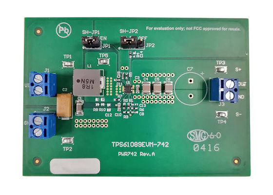 TPS61089EVM-742 Ενσωματωμένες Λύσεις 7A 3V σε 5V Boost Converter Μονάδα Αξιολόγησης