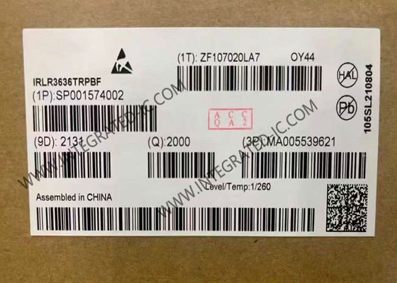 IRLR3636TRPBF 60V 99A Power MOSFET Transistor HEXFET N-Channel με 6,8 mOhms RDS ((ON) στο πακέτο DPAK-3