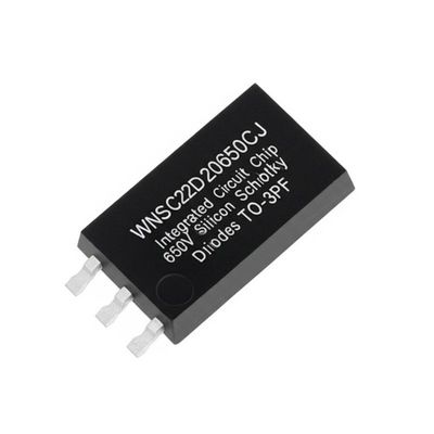 WNSC2D20650CJ 650V 10A Silicon Carbide Schottky Diode Integrated Circuit Chip with 50A Forward Surge Current in TO-3PF Package